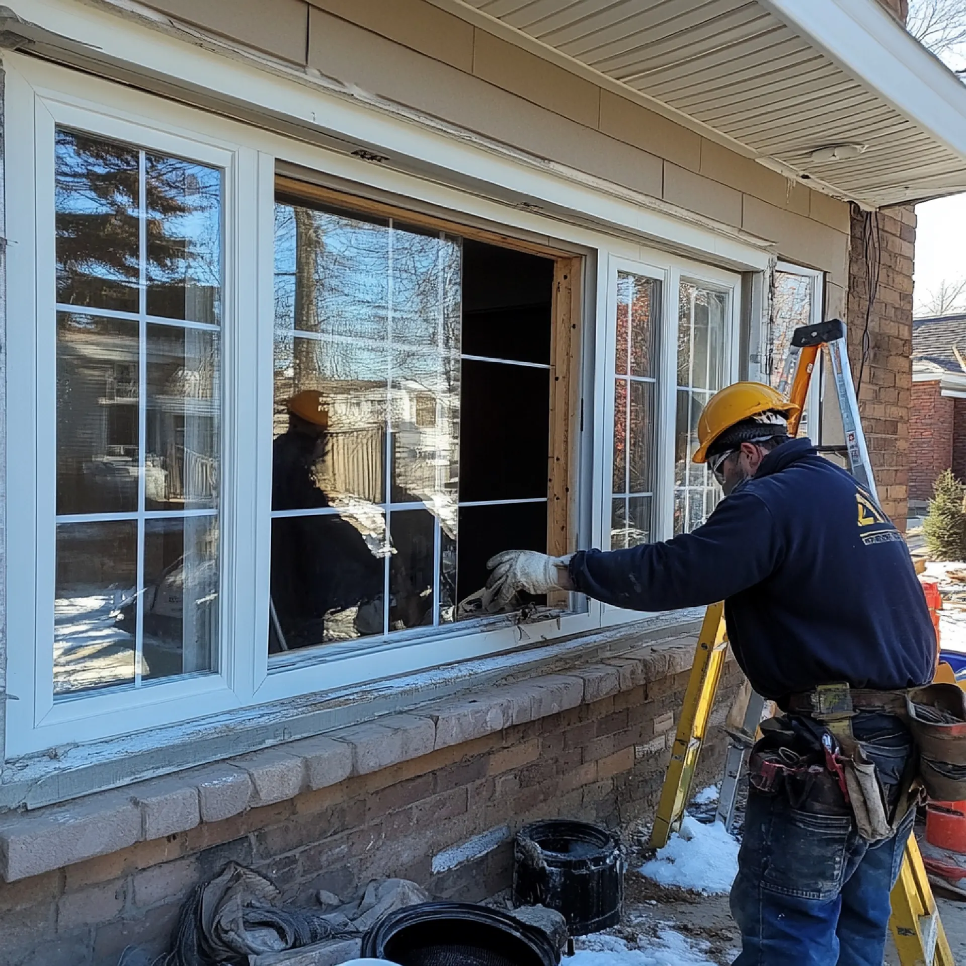 Vinyl Windows installation